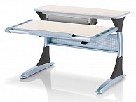 Регулируемый стол-парта  Comf-Pro Harvard Desk  (белый дуб/серый)