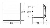 Вентилятор вытяжной Cata E-100G STD