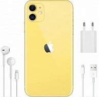 Смартфон Apple iPhone 11 (64GB) (Model A2221) (Yellow)