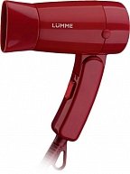 Фен для волос  LUMME  LU-1040   красный гранат