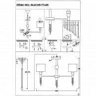 Люстра подвесная Evoluce SLE105173-05 SLE105173-05