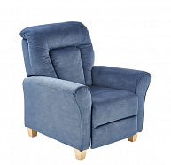 Кресло Halmar BARD раскладное, темно-синий