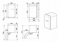 Холодильник Smeg FAB5LPB5