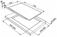Газовая варочная поверхность Smeg P705ES