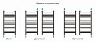 Полотенцесушитель Сунержа ДР БОГЕМА 1П + 800х400 Состаренная бронза 05-0223-8040