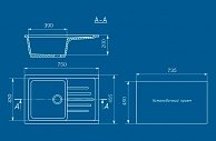 Кухонная мойка Ulgran U 400 331 (БЕЛЫЙ) белый