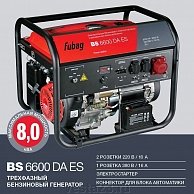 Генератор Fubag BS 6600 красный