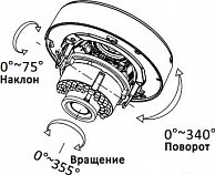 Видеокамера HD 2Mp HiWatch DS-T207 (2.8-12мм)