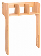 Парта+стульчик+надстройка Абсолют-мебель Растишка С-890+С-300+C-290