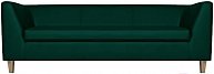 Диван Бриоли ДедрикМ трехместный L15 зеленый
