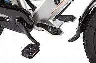 Велогибрид  Green City e-ALFA Fat серебристый